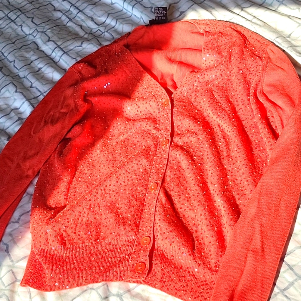 Karen Kane sequined cardigan